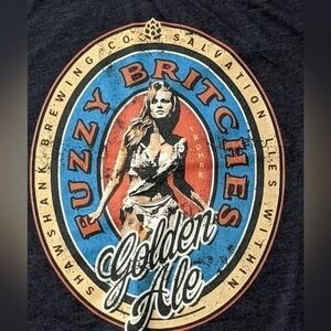 Shawshank Brewing Company Fuzzy Britches Golden Ale T-shirt Men's Large